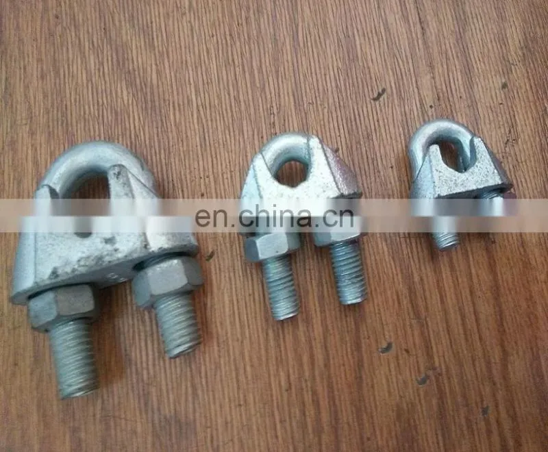 Rigging hardware guy wire cable clamps DIN 741wire rope clip