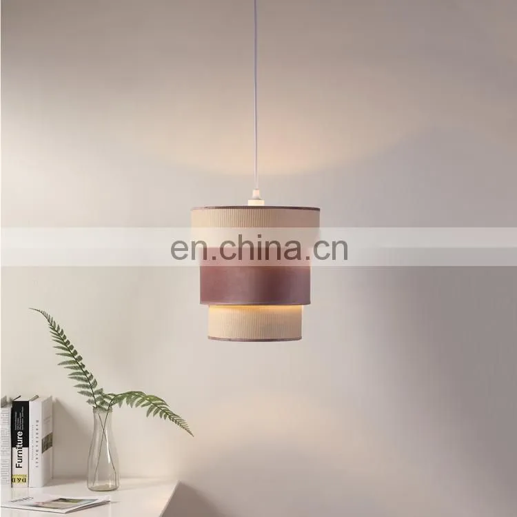 Nordic style living room decoration hanging indoor pink pendant lamps for home decor