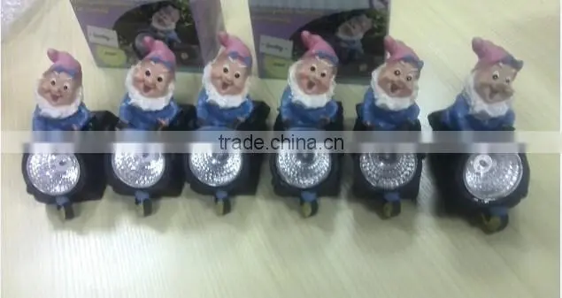 Solar power rechargable Christmas car LED lights