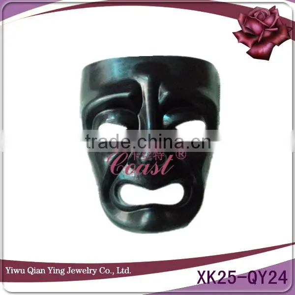 Cheap black wholesale full ghost face party mask for halloween