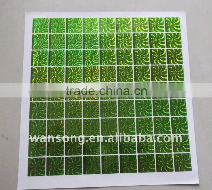 3d laser hologram sticker