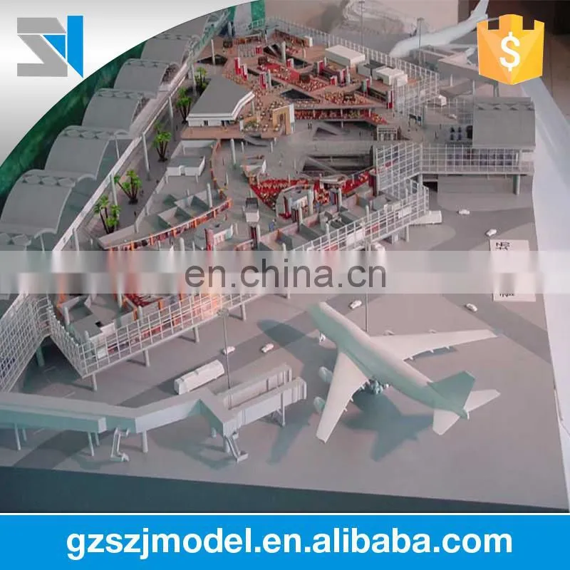 Scale model miniature model airplane for display and exhibition