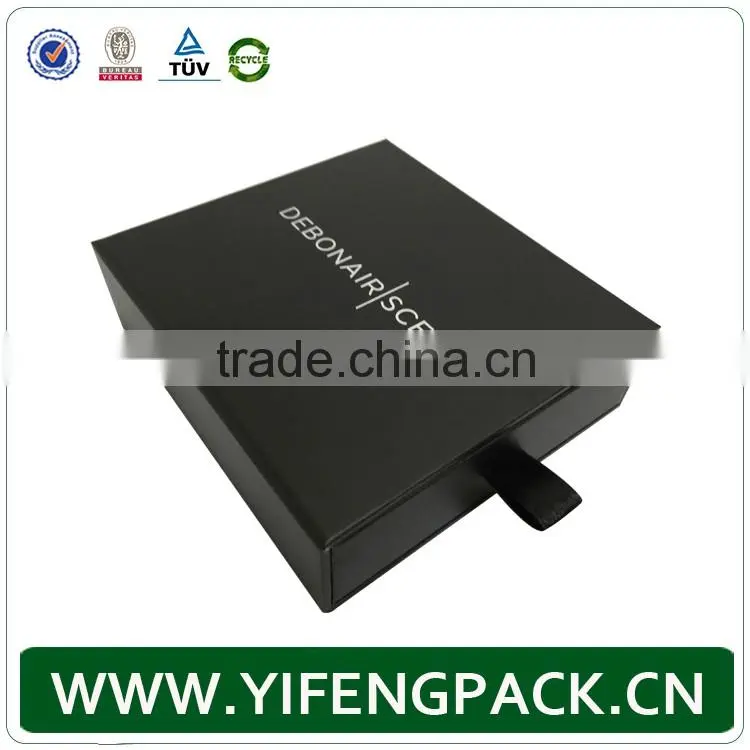 Luxury Custom Paper Purse Packaging Box With Black Foam