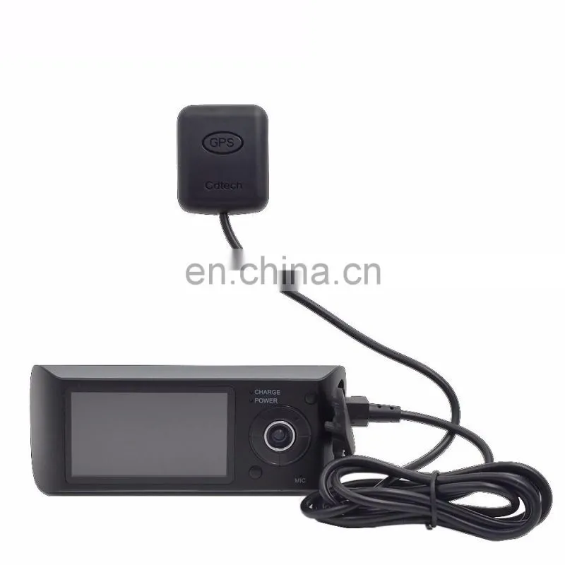 2.7 inch display screen Dual Camera Dash Cam Car DVR with GPS Video Camcorder