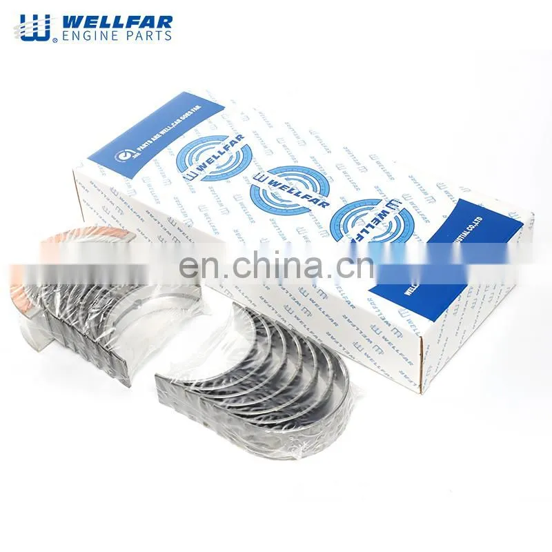 B SERIE Engine parts Wellfar 102mm Main bearing set for CUMMINS B SERIE Engine
