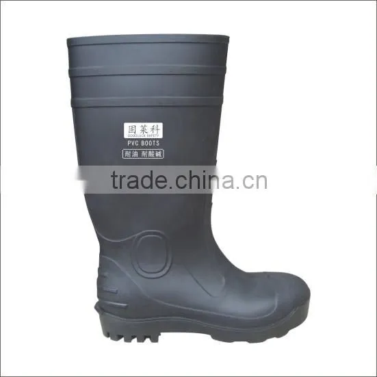 anti-impact safety pvc boots /pvc rain boots