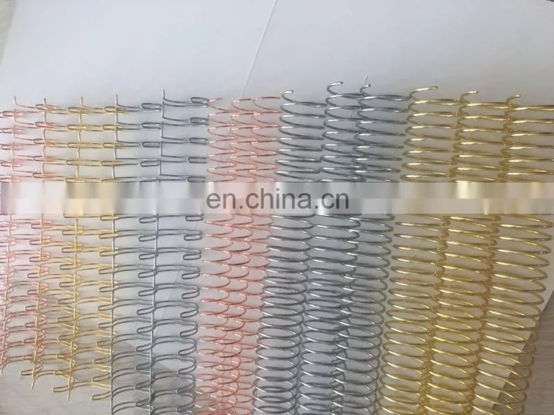 UFA-1 automatic Single ring spiral wire binding comb making machine