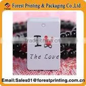 2014 fashion clothing brand paper labels and garment hang tags printing
