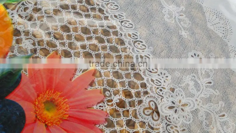 Fruit outdoor decorat printed PVC transparent tablecloth --Red