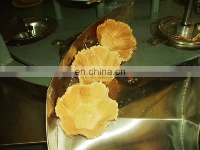 2000pcs per hour Sugar Egg Rolled Cone Making Machine