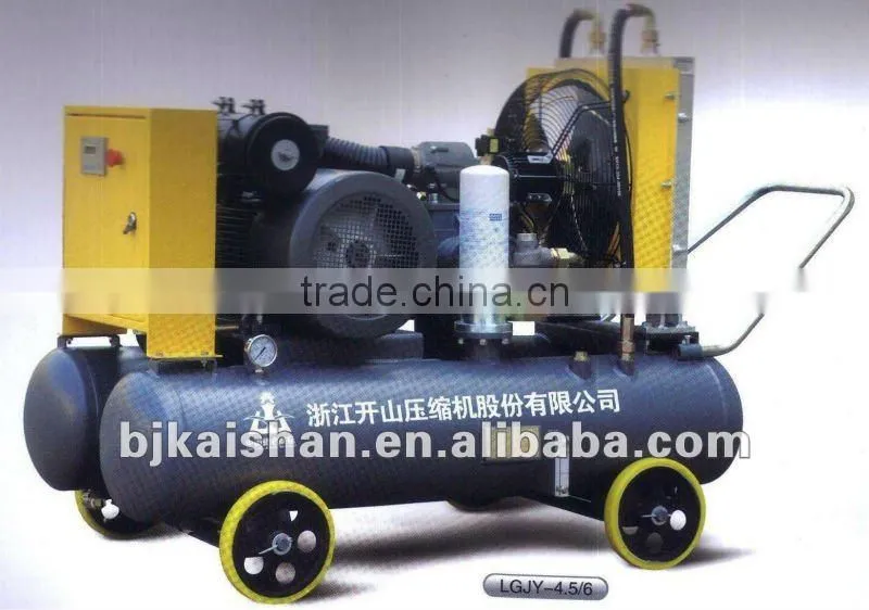 move stable Double tank for mine motor portable screw air compressor