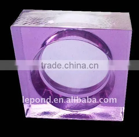 Clear lattice glass block/ hollow glass blocks for curtain wall