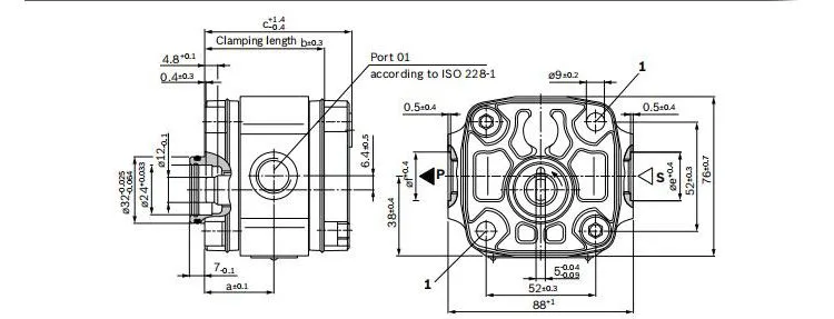 Rexroth Hydraulic Vane Pump 0510625077 AZPF-11-016RAB01MB