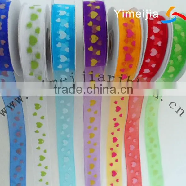 Wholesale nylon sheer organza ribbons
