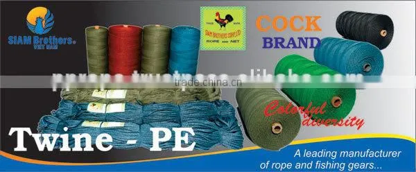Color PE Twine with UV protection and waterproof