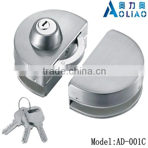 Hot sale AD-001C stainless steel glass door lock