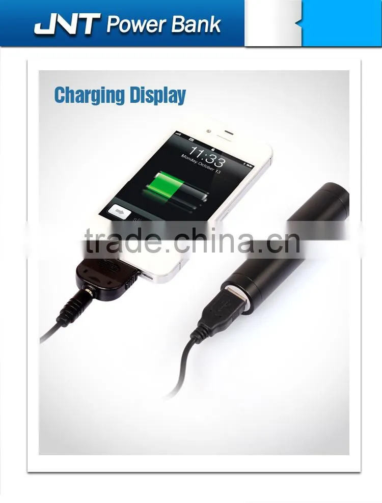 new product top selling Portable rechargeable battery gift power bank 2600mah