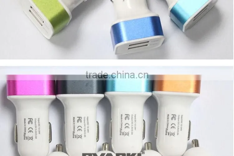 new products 2016 qc2.0 car charger, usb car charger for charging mobile phone/tablet/MP3 devices china supplier free sample