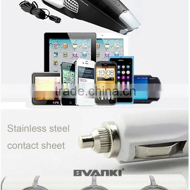 New Factory Price 3 Sockets Car Cigarette Lighter DC Power 12V 24V Car Cigarette for iPhone usb car charger with Dual USB Ports