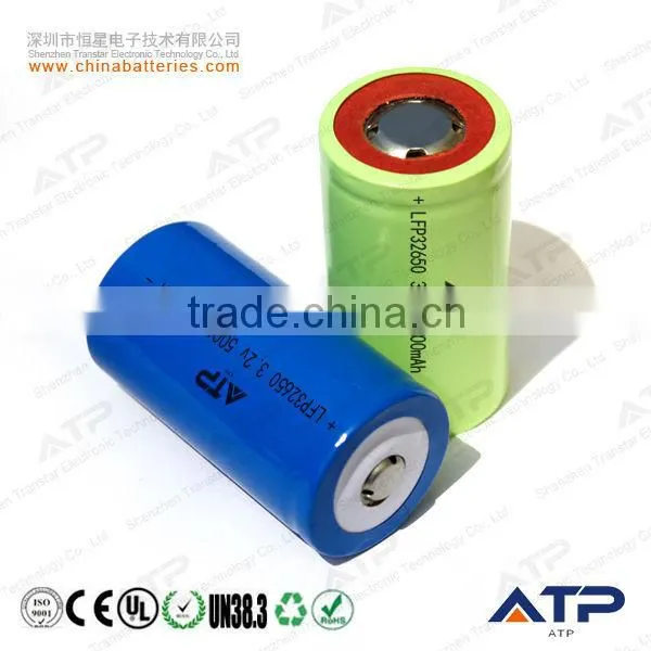 IFR32650 3.2v 5000mah lifepo4 battery cell / rechargeable battery 32650 5ah