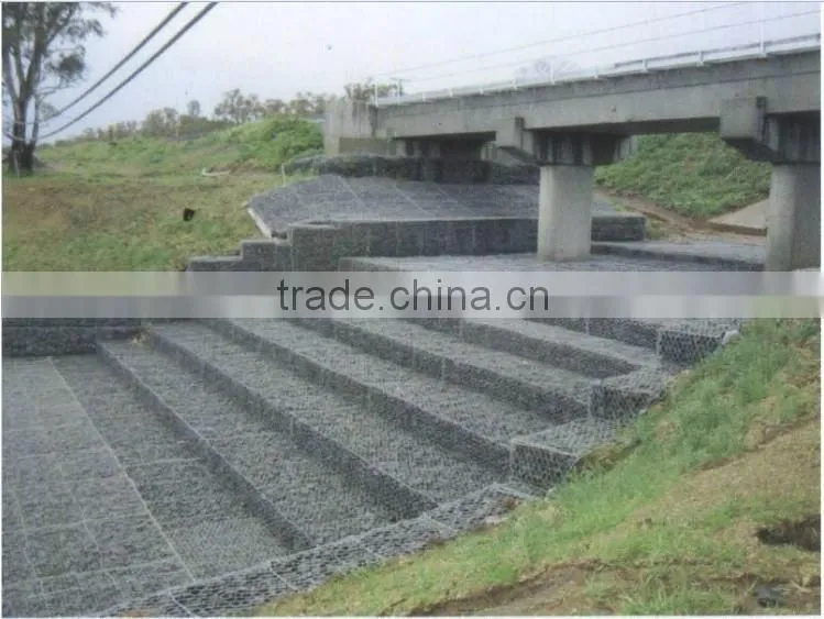 Galvanized river bank protect gabion basket/gabion box for sale