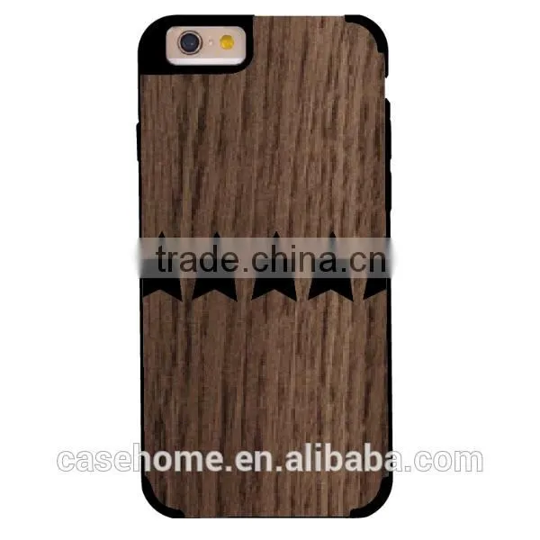 OEM Design Wooden Phone Case Back Cover Case for iphone