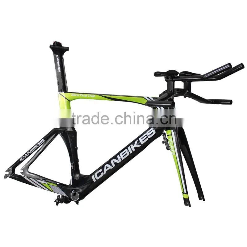 2016 OEM new carbon road bike race time trial frame TT carbon frame