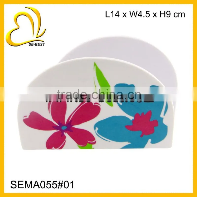 Creative Melamine Napkin Holder with Printing