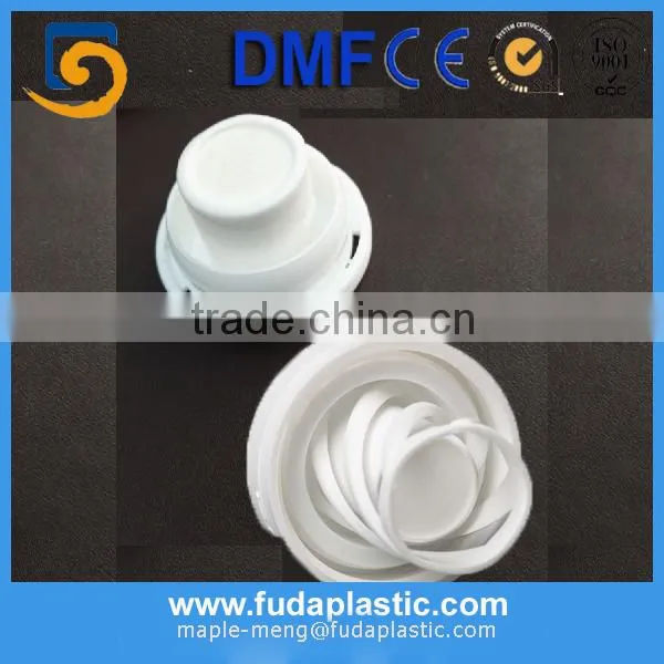 Effervescent tablet plastic containers with sealing caps