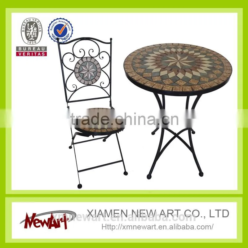 Mosaic furniture garden set