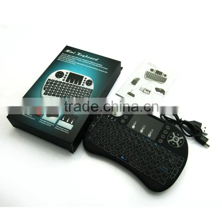 K08II Mini wireless keyboard mouse combo air mouse with backlight