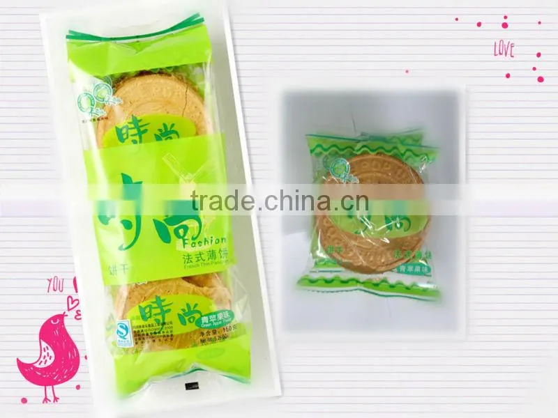 yummy snacks 150g french pancake(green apple flavor))