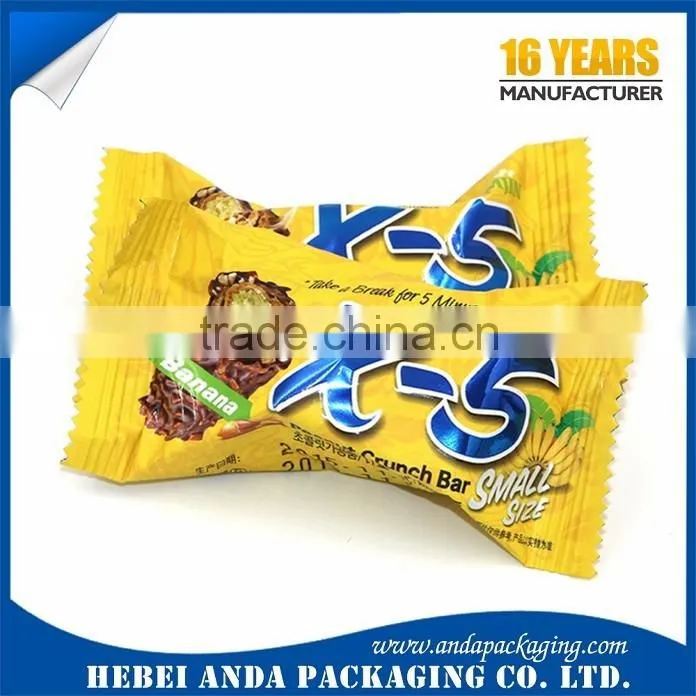 Flexible Snack Food Packging Bag/ Opaque Stand up Zipper Cookie Packaging Bag