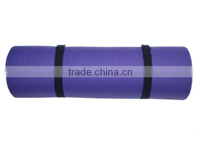 sinple design printed yoga NBR mat with comfortable material