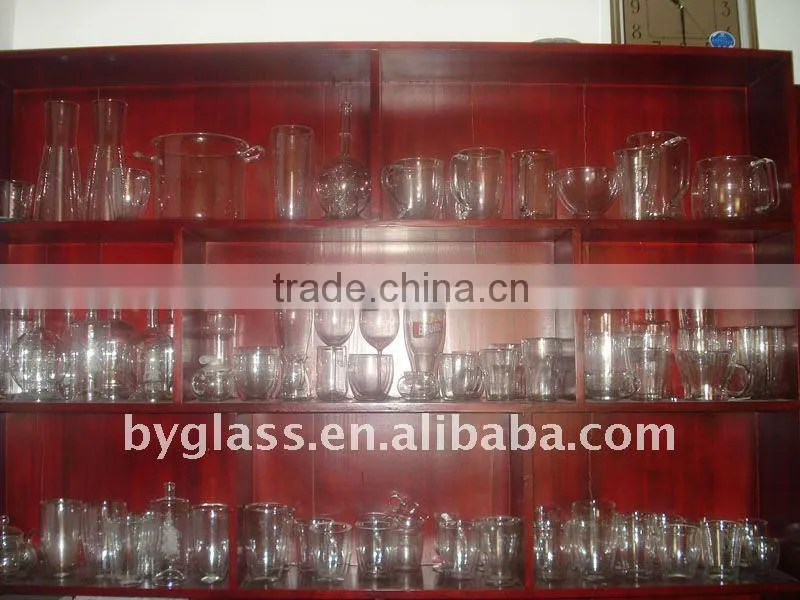 clear borosilicate clear galss jar