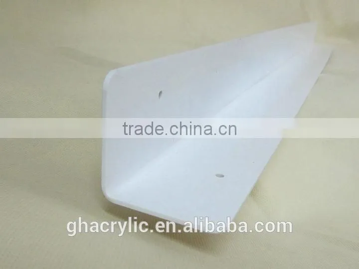 High quality acrylic corner protection strip,white acrylic Corner protection strip