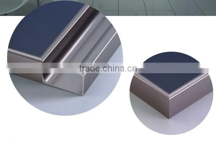 ilver Anodized Wardrobe Aluminum Profile