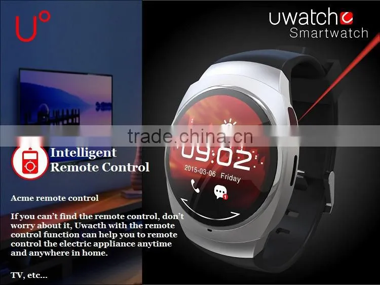 Cheap wrist watch with MP3 player compatiable with smartphone U0 smart watch