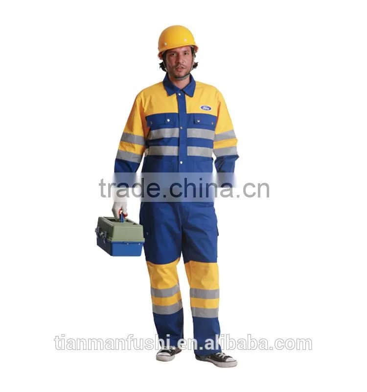 2015 High Quality Reflective Workwear Suit Customed High Visibility Working Clothes For Men OEM ODM Factory Uniform
