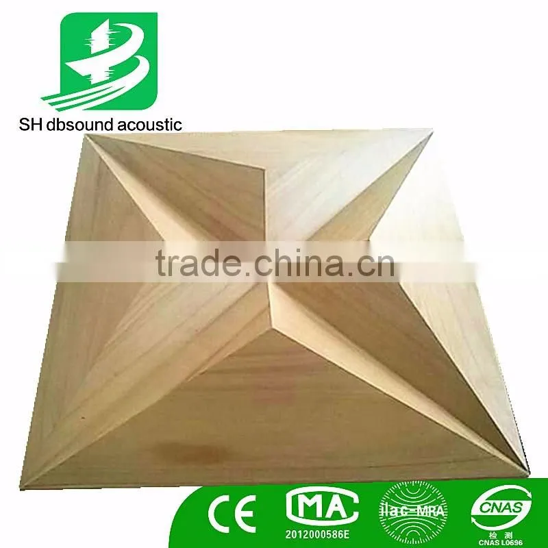 Wall panel board 3d diffused acoustic panel for cinema