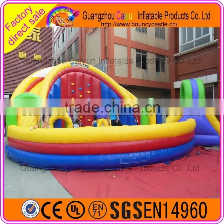 Outdoor Giant commercial used inflatable obstacle course
