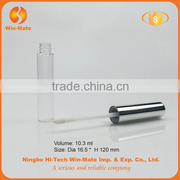transparent manufacturer 120*16.5mm wholesale empty lip gloss container