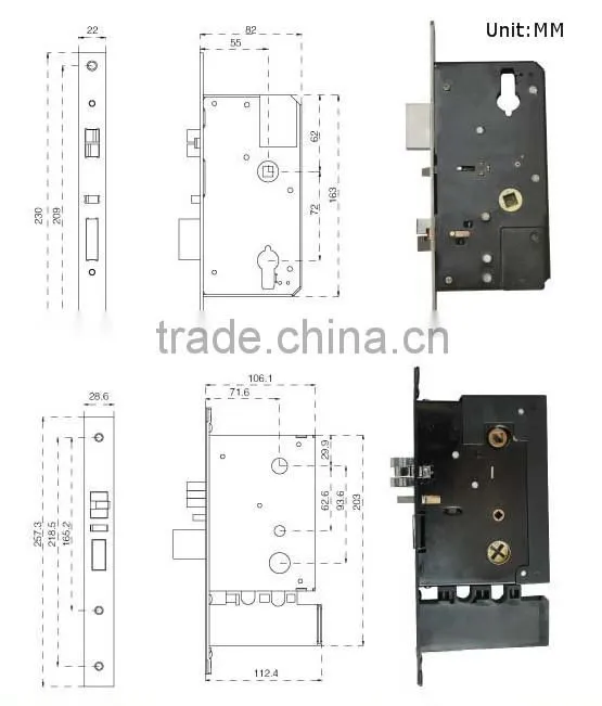 smart hotel key card lock