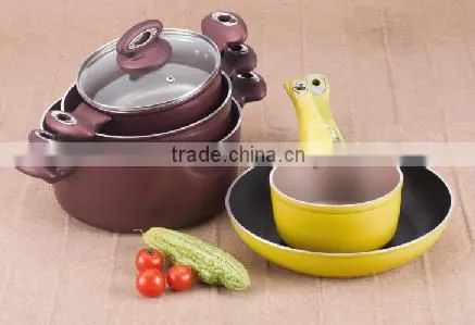 Colorful Cookware - Forging Aluminum Fry Pan Set Risoto Elmich S-06