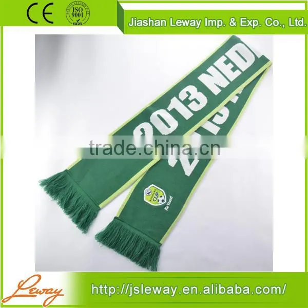New design fashion sport scarf cheap hand knitted scarf