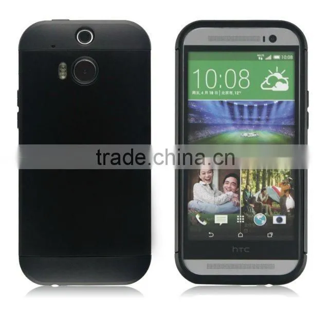 HYBRID SHOCKPROOF TPU MOBILE PHONE CASE COVER FOR HTC ONE M8