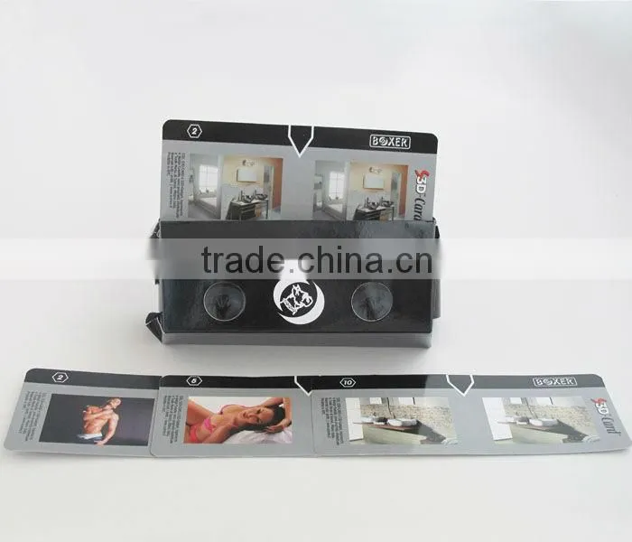Popular promotional folding paper 3d viewer
