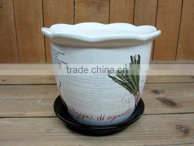 wholesale decal oval ceramic plate