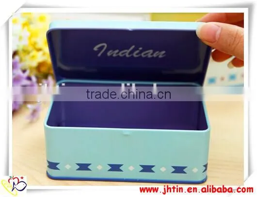 alibaba china rectangular tin storage box/large tin storage box