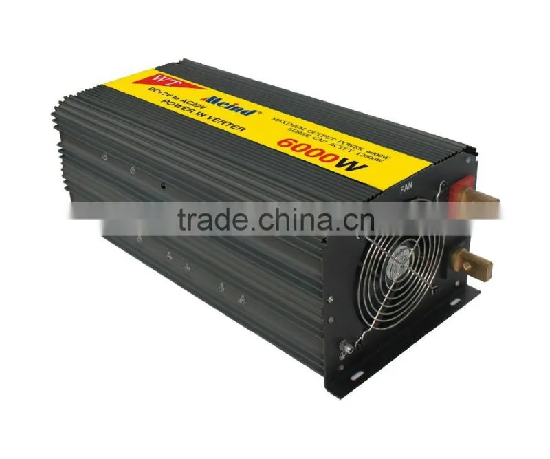 china supplier 6000W power Inverter,dc12v/24v ac 110v/220v,modified sine wave inverter